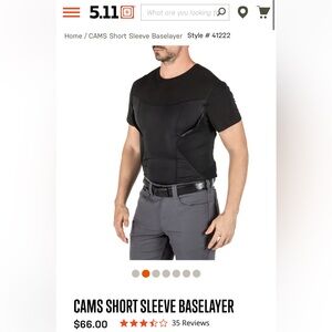 5.11 Concealed Carry Base Layer Tee